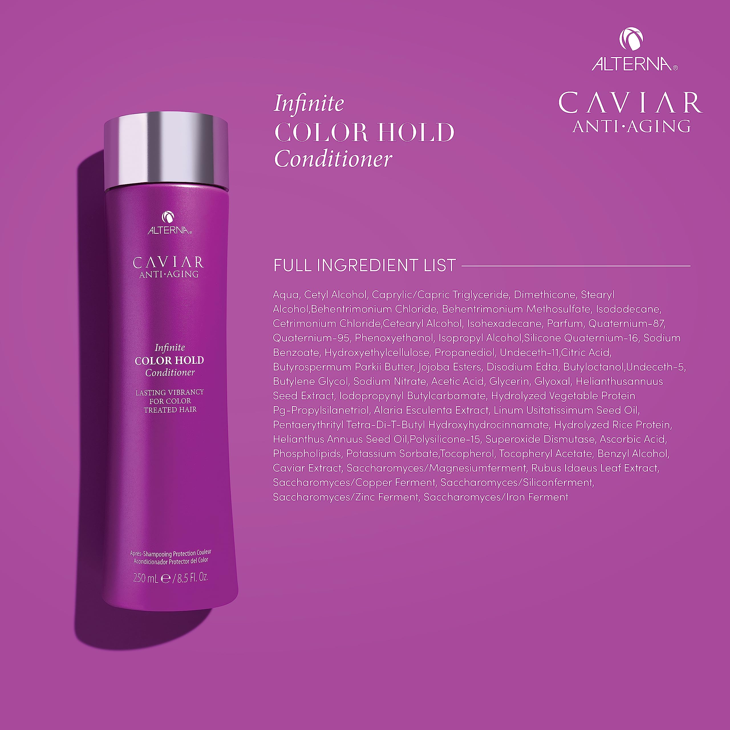 Alterna Caviar Anti-Aging Infinite Color Hold Conditioner, 8.5 Fl Oz | For Color Treated Hair | Minimizes Color Fade | Sulfate Free